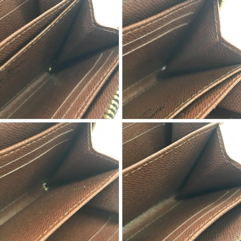 Louis Vuitton Coin Case Monogram Zippy Purse Brown — view 7