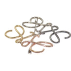 Loewe Anagram Brooch X10 Metal Multicolor Gold Silver Classic Fashion — view 5