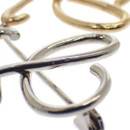 Loewe Anagram Brooch X10 Metal Multicolor Gold Silver Classic Fashion — view 8