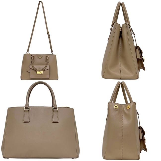 Prada 2 way Bag Beige Cammeo Bn2674 — view 2