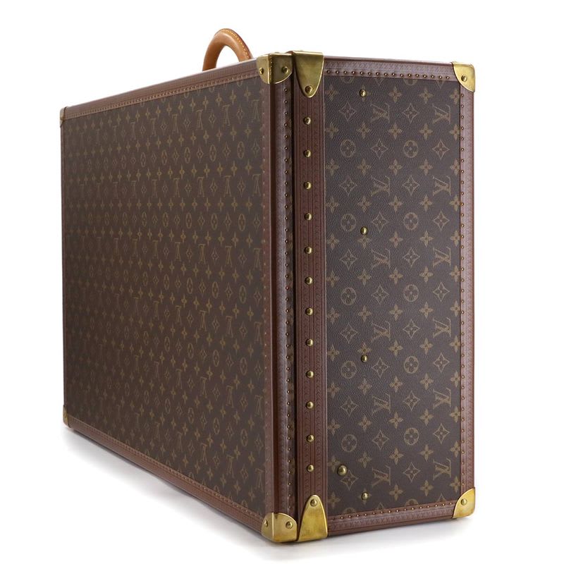 Louis Vuitton Monogram Alzer 80 Trunk Case Bag Brown — view 4