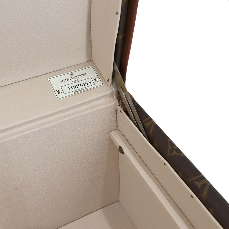 Louis Vuitton Monogram Alzer 80 Trunk Case Bag Brown — view 7