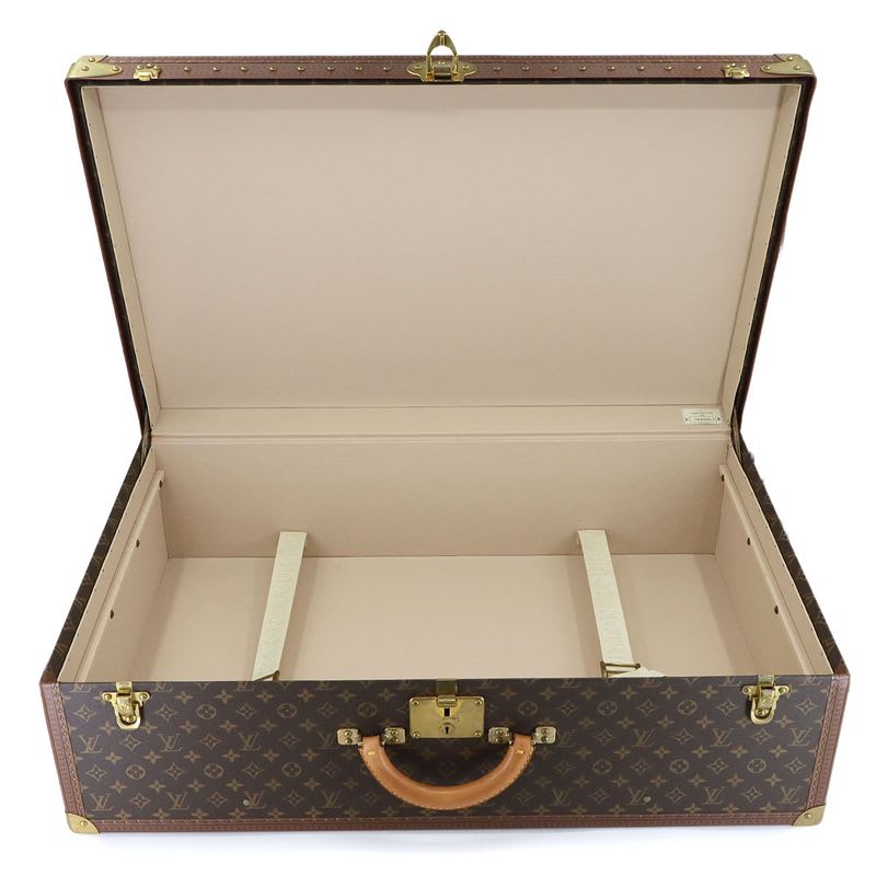 Louis Vuitton Monogram Alzer 80 Trunk Case Bag Brown — view 6