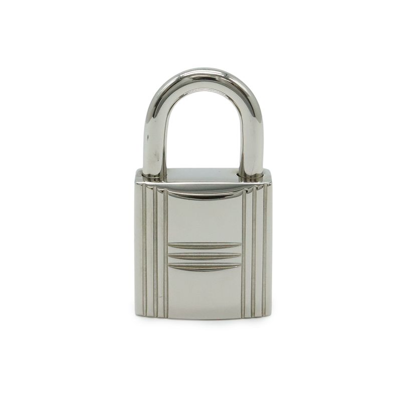 Hermes Cadenas Padlock No.107 key Keyed Metal Silver — view 2