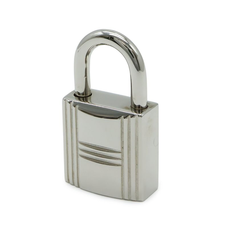 Hermes Cadenas Padlock No.107 key Keyed Metal Silver — view 3