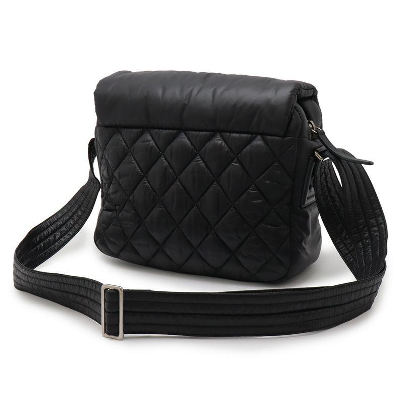 Chanel Coco Cocoon Quilted Small Messenger Shoulder Bag Crossbody Nylon — view 2