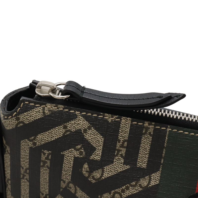Gucci GG Kaleido Supreme Webline Shoulder Bag Messenger Bee Leather — view 5