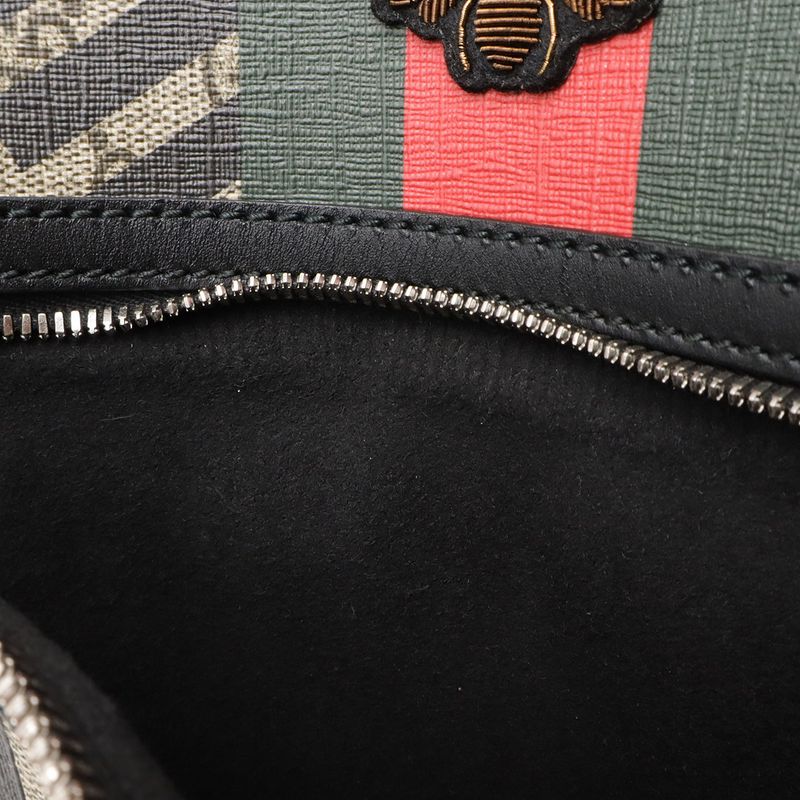 Gucci GG Kaleido Supreme Webline Shoulder Bag Messenger Bee Leather — view 9