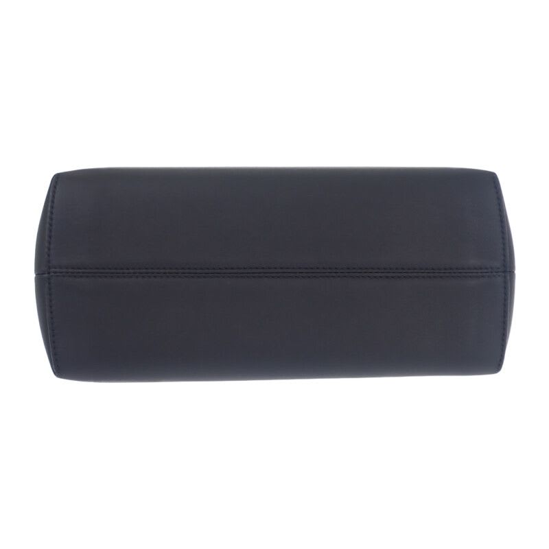 Fendi Visible Medium 8 Bl146 2-Way Bag Shoulder Calfskin Black Silver — view 6
