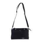Fendi Visible Medium 8 Bl146 2-Way Bag Shoulder Calfskin Black Silver — view 7