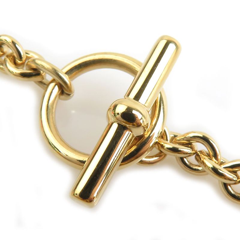Hermes Pendant Necklace Medaille Cadrige GM — view 7