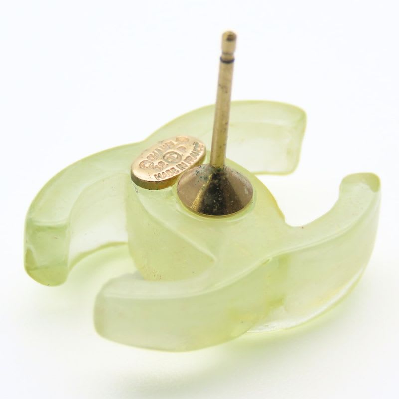 Chanel Coco Mark Plastic Green 02 P Accessories Cute — view 7