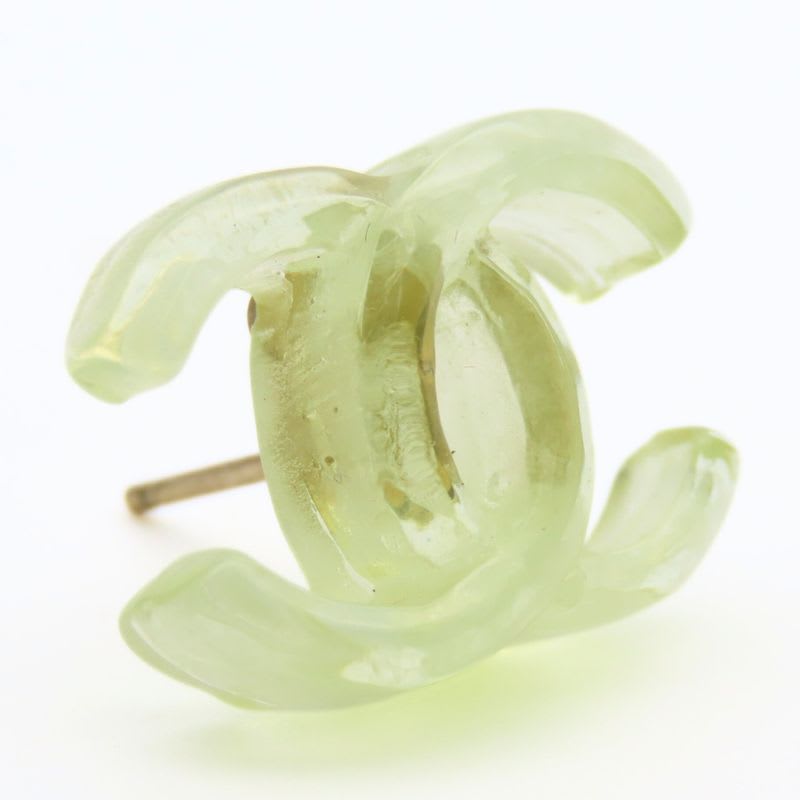 Chanel Coco Mark Plastic Green 02 P Accessories Cute — view 9