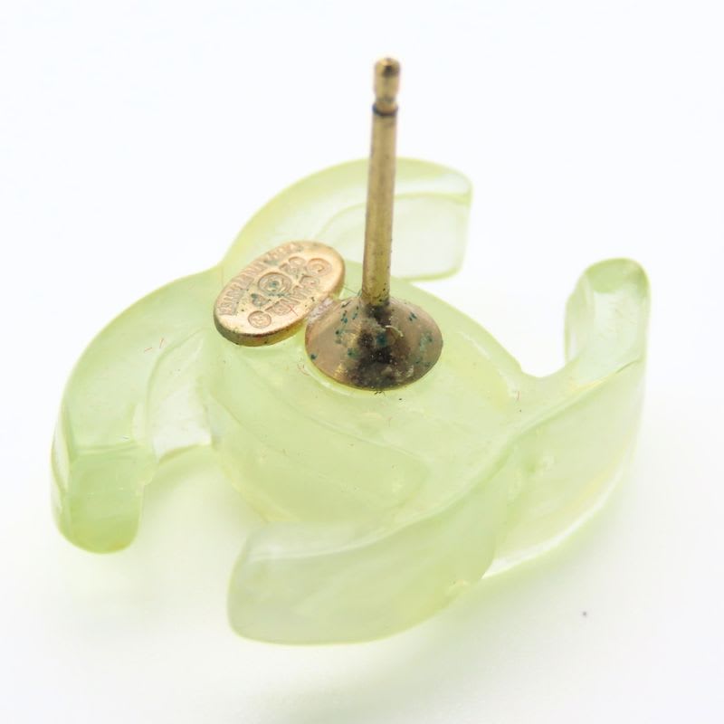 Chanel Coco Mark Plastic Green 02 P Accessories Cute — view 6