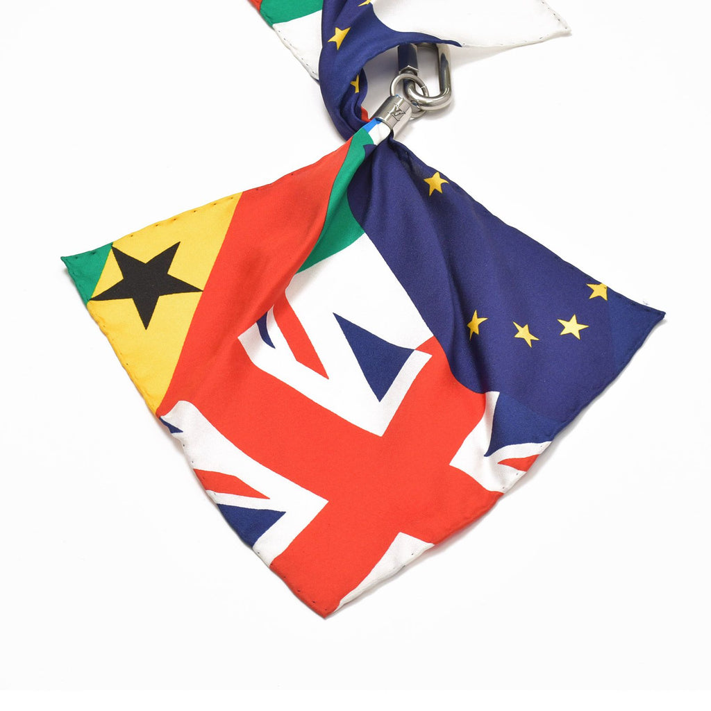 Louis Vuitton Bijou Sac Flags Key Holder Key Ring Charm Multicolor National Flag — view 6