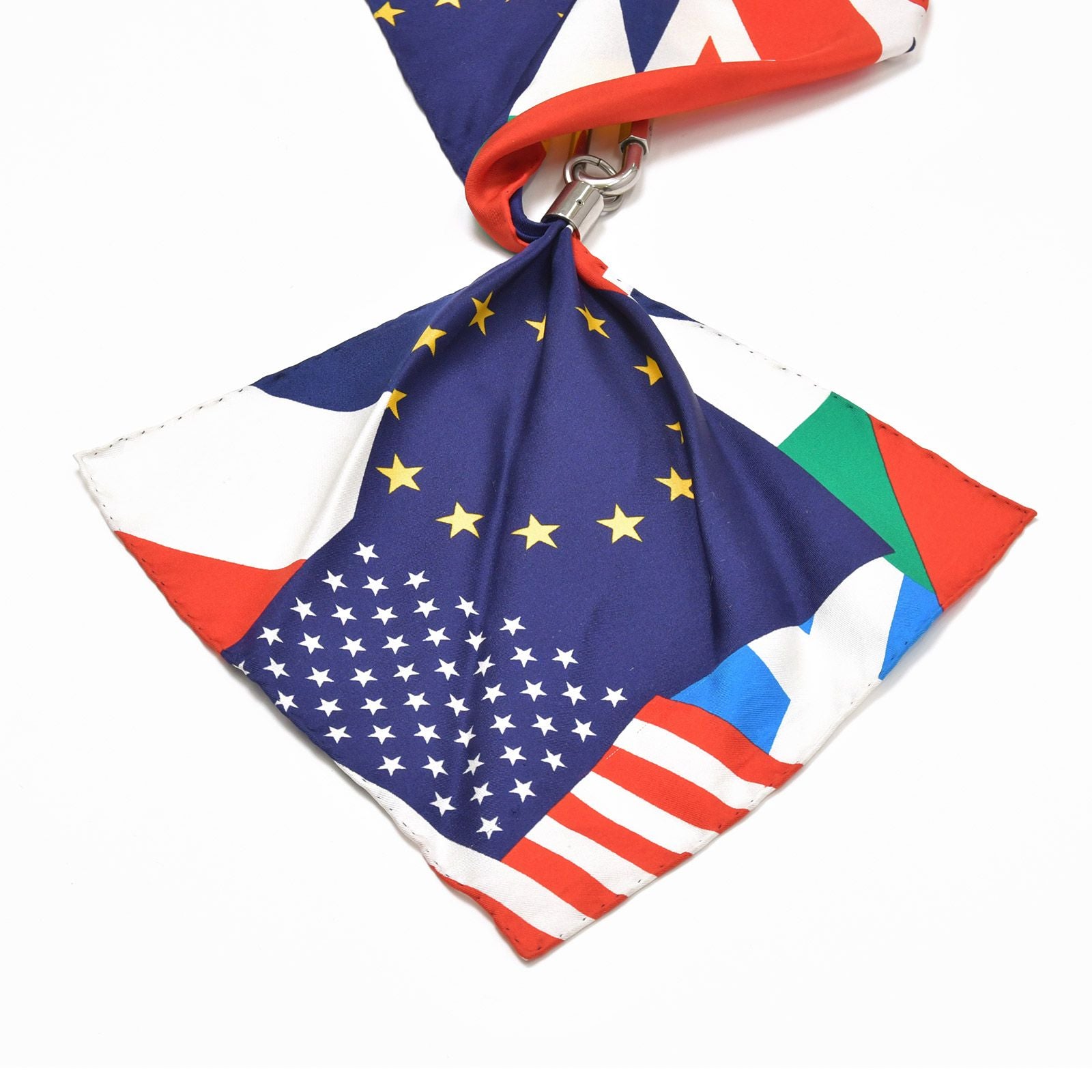 Louis Vuitton Bijou Sac Flags Key Holder Key Ring Charm Multicolor National Flag — view 8