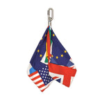Louis Vuitton Bijou Sac Flags Key Holder Key Ring Charm Multicolor National Flag — view 2