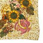 Chanel Scarf Large Silk Floral Pattern Coco Mark Logo Multicolor — view 6