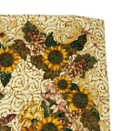 Chanel Scarf Large Silk Floral Pattern Coco Mark Logo Multicolor — view 3
