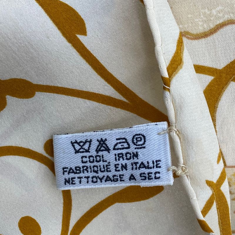 Chanel Scarf Large Silk Floral Pattern Coco Mark Logo Multicolor — view 9