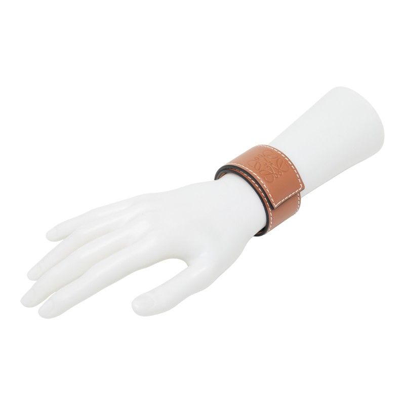 Loewe Anagram Small Slap Tan Brown Leather — view 6