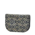 Loewe Repeat Anagram Goya Navy Beige Canvas Leather — view 2