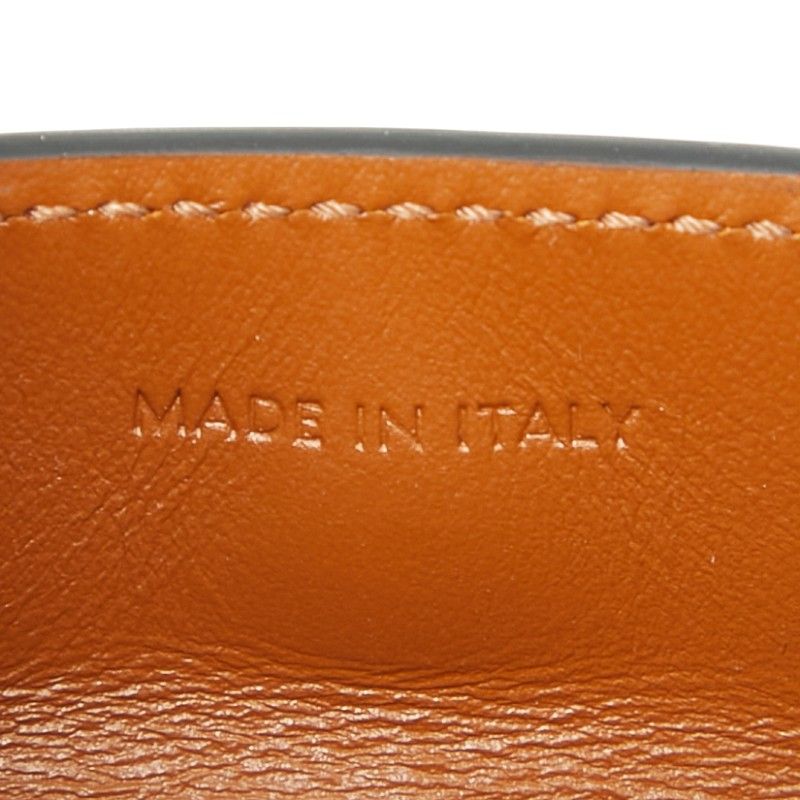 Celine Triomphe Lip Case Black Brown Leather — view 7