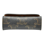 Celine Triomphe Lip Case Black Brown Leather — view 3