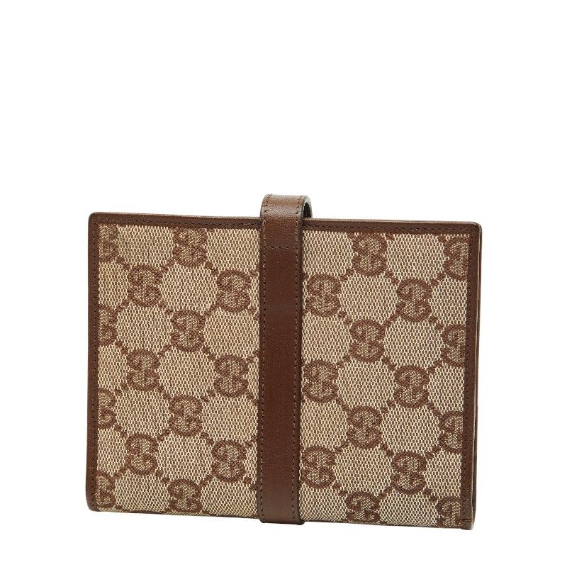 Gucci GG Canvas Jackie 031 2888 Beige Brown Leather — view 2