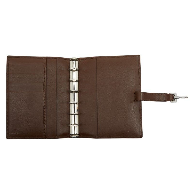 Gucci GG Canvas Jackie 031 2888 Beige Brown Leather — view 8