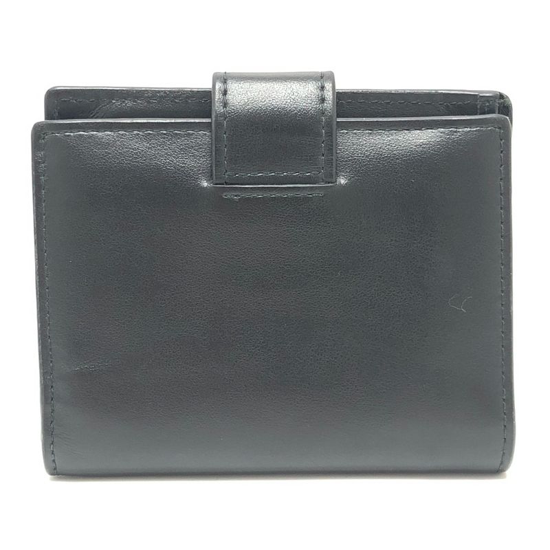 Prada Bifold Wallet with Triangular Plate 1 Mv204 Leather Black — view 2