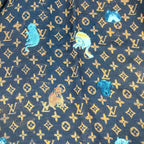 Louis Vuitton Shawl Etoile Cat Glam Mp2265 Wool Brown — view 6