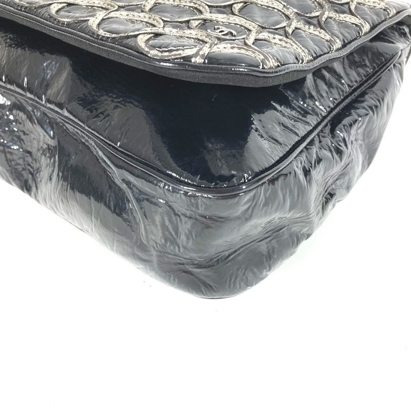 Chanel Shoulder Bag CC Coco Logo Black — view 7