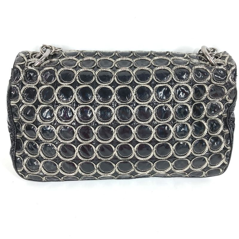 Chanel Shoulder Bag CC Coco Logo Black — view 2