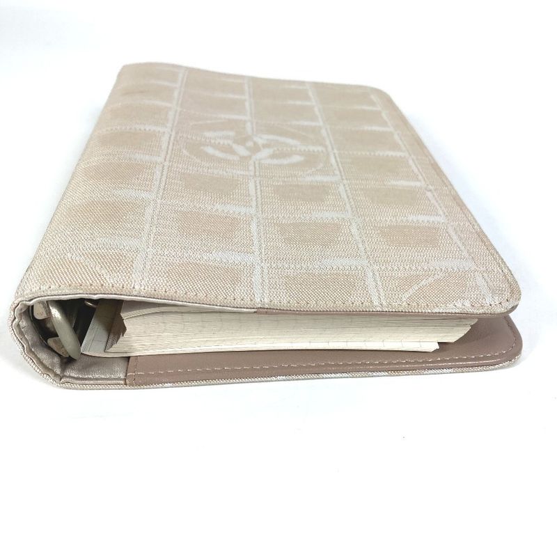 Chanel Notebook Cover Logo Nylon Canvas Beige — view 7