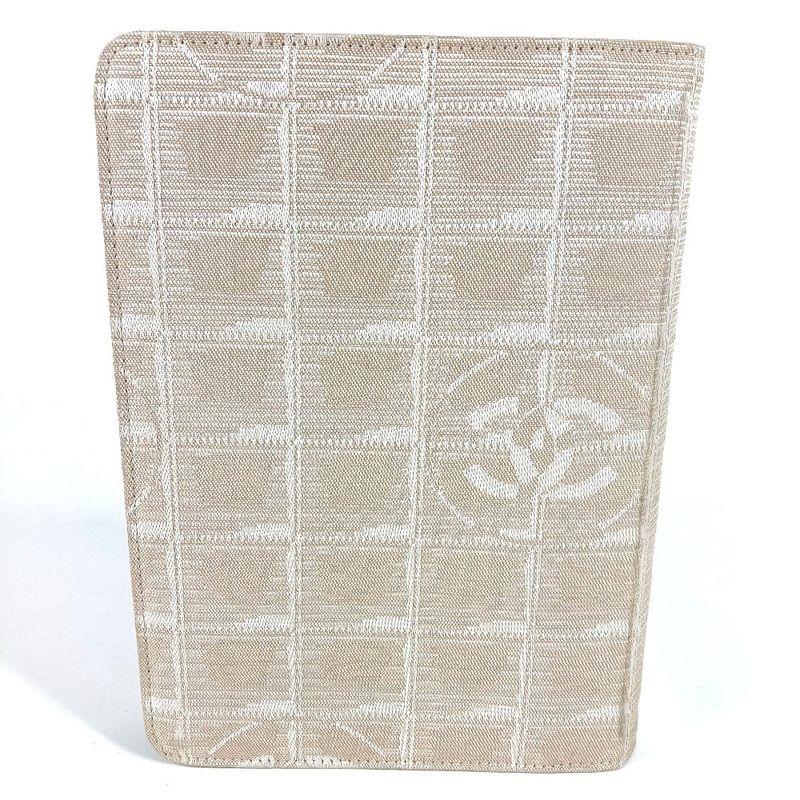 Chanel Notebook Cover Logo Nylon Canvas Beige — view 3