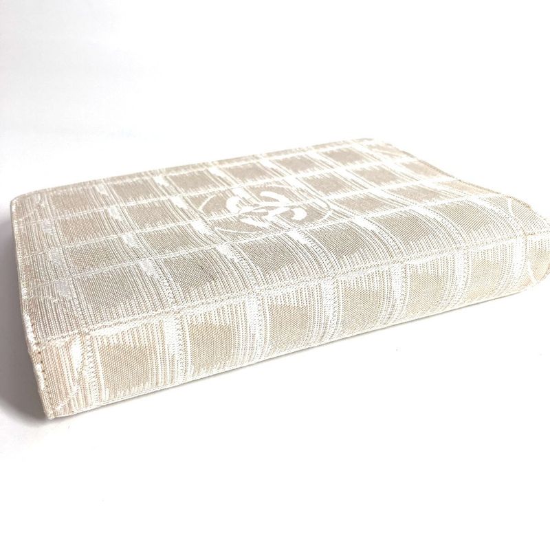 Chanel Notebook Cover Logo Nylon Canvas Beige — view 5
