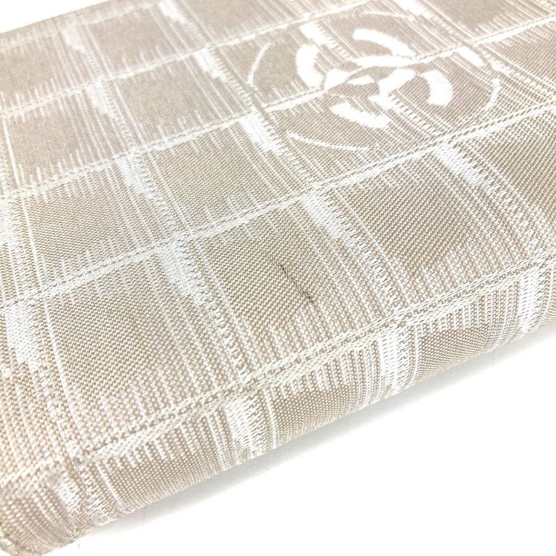 Chanel Notebook Cover Logo Nylon Canvas Beige — view 6