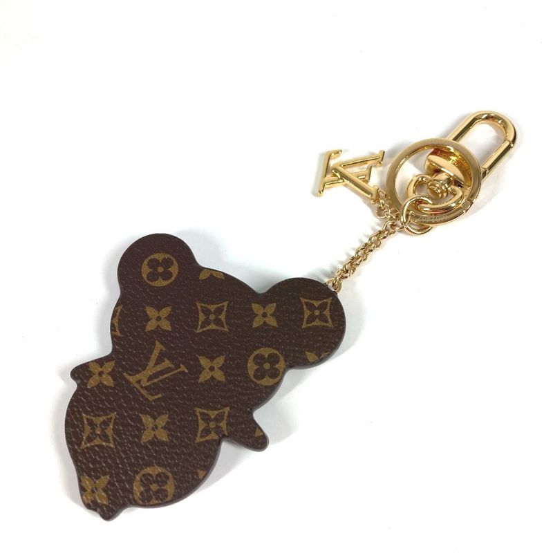 Louis Vuitton Key Holder Super Flat Monogram Canvas Brown — view 6