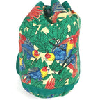 Hermes Shoulder Bag Bird Print Cotton Green — view 3