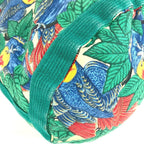 Hermes Shoulder Bag Bird Print Cotton Green — view 7