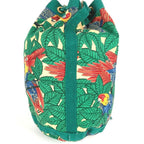 Hermes Shoulder Bag Bird Print Cotton Green — view 2
