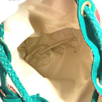 Hermes Shoulder Bag Bird Print Cotton Green — view 8