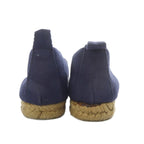 Hermes Slip on Flats Espadrilles Canvas 35 Navy Yo27 Gy57 — view 3
