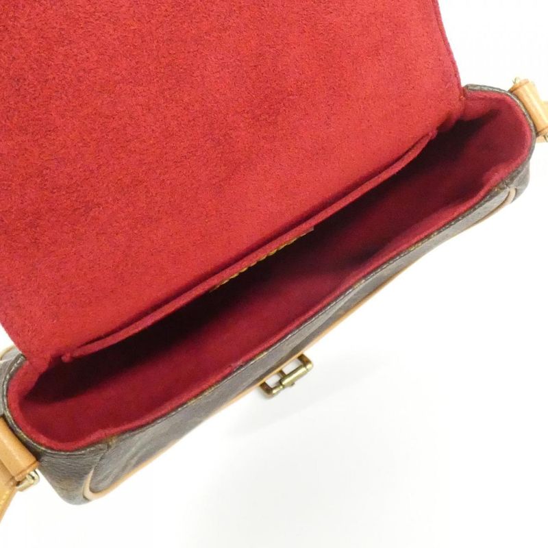 Louis Vuitton Monogram Tan Blanc Shoulder Bag Vintage — view 6