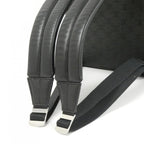 Celine Leather Macadam Monogram Backpack Black — view 5