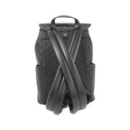 Celine Leather Macadam Monogram Backpack Black — view 2