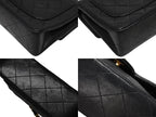 Chanel Mini Quilted 17 S Flap S Chain Shoulder Bag Lambskin CC Logo Black — view 6