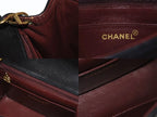 Chanel Mini Quilted 17 S Flap S Chain Shoulder Bag Lambskin CC Logo Black — view 8
