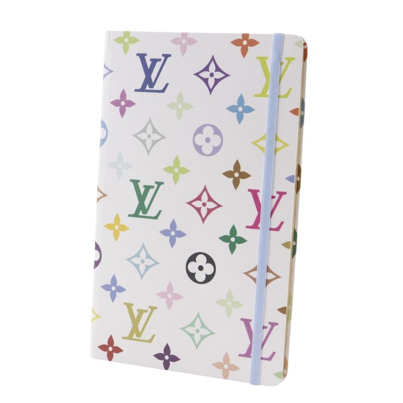 Louis Vuitton Lvtm Notebook MM Jane Takashi Murakami Paper White Other — view 3